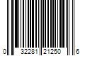 Barcode Image for UPC code 032281212506