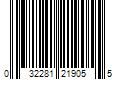 Barcode Image for UPC code 032281219055