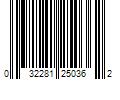 Barcode Image for UPC code 032281250362