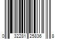 Barcode Image for UPC code 032281258368