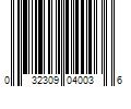 Barcode Image for UPC code 032309040036