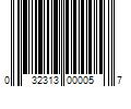 Barcode Image for UPC code 032313000057