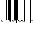 Barcode Image for UPC code 032317000077