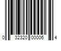 Barcode Image for UPC code 032320000064