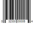 Barcode Image for UPC code 032330000054