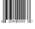 Barcode Image for UPC code 032340000037