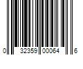 Barcode Image for UPC code 032359000646