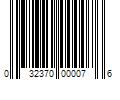 Barcode Image for UPC code 032370000076