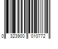 Barcode Image for UPC code 0323900010772