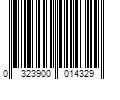 Barcode Image for UPC code 0323900014329