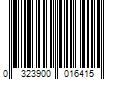 Barcode Image for UPC code 0323900016415