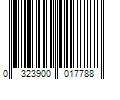 Barcode Image for UPC code 0323900017788