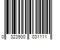 Barcode Image for UPC code 0323900031111