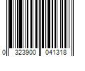 Barcode Image for UPC code 0323900041318