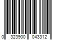 Barcode Image for UPC code 0323900043312