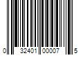 Barcode Image for UPC code 032401000075