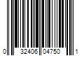 Barcode Image for UPC code 032406047501