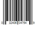 Barcode Image for UPC code 032406047549