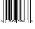 Barcode Image for UPC code 032406053618