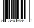 Barcode Image for UPC code 032406070547