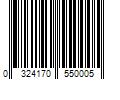 Barcode Image for UPC code 03241705500021