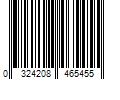 Barcode Image for UPC code 0324208465455