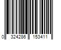 Barcode Image for UPC code 0324286153411