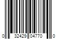 Barcode Image for UPC code 032429047700