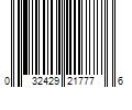 Barcode Image for UPC code 032429217776