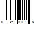 Barcode Image for UPC code 032446000078