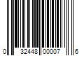 Barcode Image for UPC code 032448000076