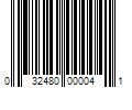 Barcode Image for UPC code 032480000041. Product Name: 