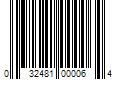 Barcode Image for UPC code 032481000064