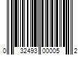 Barcode Image for UPC code 032493000052