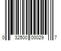 Barcode Image for UPC code 032500000297