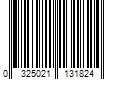 Barcode Image for UPC code 0325021131824