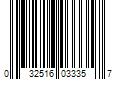 Barcode Image for UPC code 032516033357