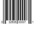 Barcode Image for UPC code 032535000071