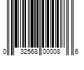 Barcode Image for UPC code 032568000086