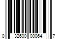 Barcode Image for UPC code 032600000647