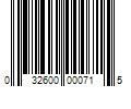 Barcode Image for UPC code 032600000715