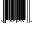 Barcode Image for UPC code 032630000044