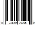 Barcode Image for UPC code 032649000059