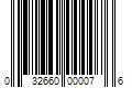 Barcode Image for UPC code 032660000076