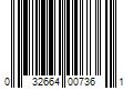 Barcode Image for UPC code 032664007361