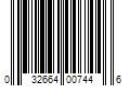 Barcode Image for UPC code 032664007446