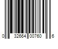 Barcode Image for UPC code 032664007606