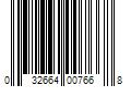 Barcode Image for UPC code 032664007668