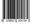 Barcode Image for UPC code 0326683404189