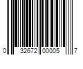 Barcode Image for UPC code 032672000057